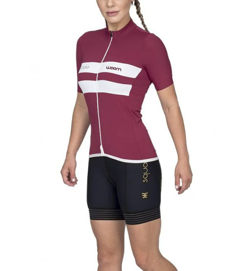Camisa de Ciclismo Woom Squadra Marsala UV 50+